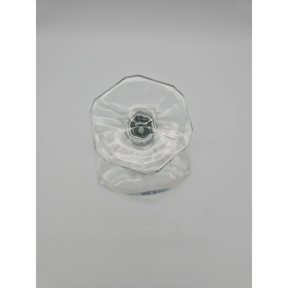 Jack in the Pulpit Clear Art Glass Vase